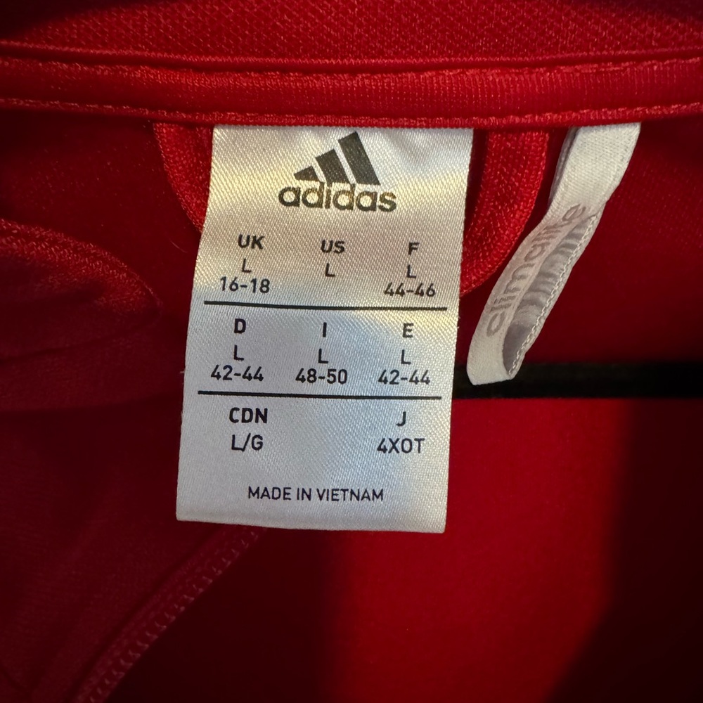 Adidas Women's Vibrant Red Jacket | Very Good Condition - Picture 3 of 10
